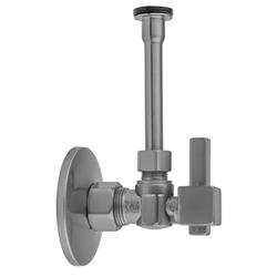 Compression Valve Kit with Contemporary Square Lever Handle Jaclo 619-6-72-AB 1/2 IPS x 3/8 O.D Antique Brass Standard Plumbing Supply 